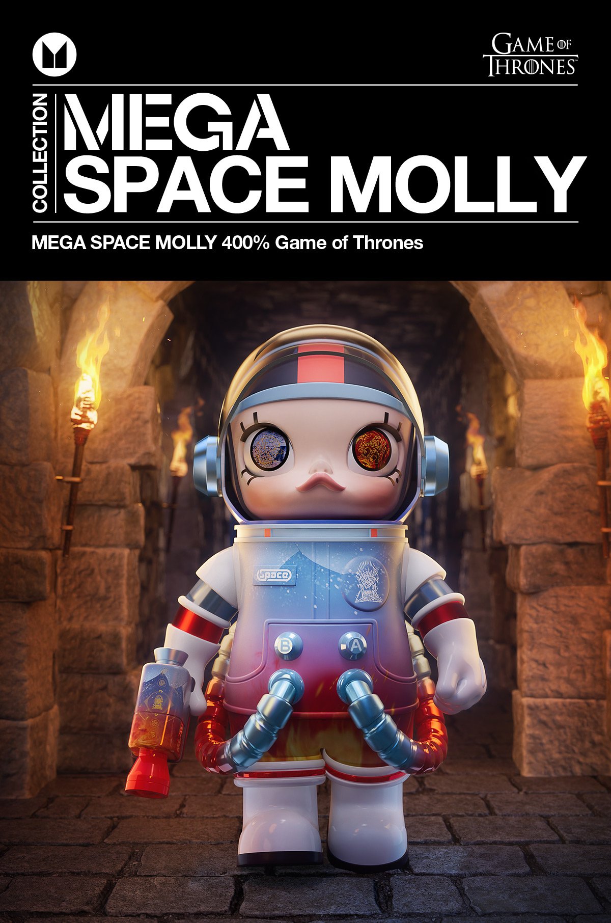 その他 popmart mega  molly 400% MEGA SPACE MOLLY 400% Game of Thrones - POP MART Official