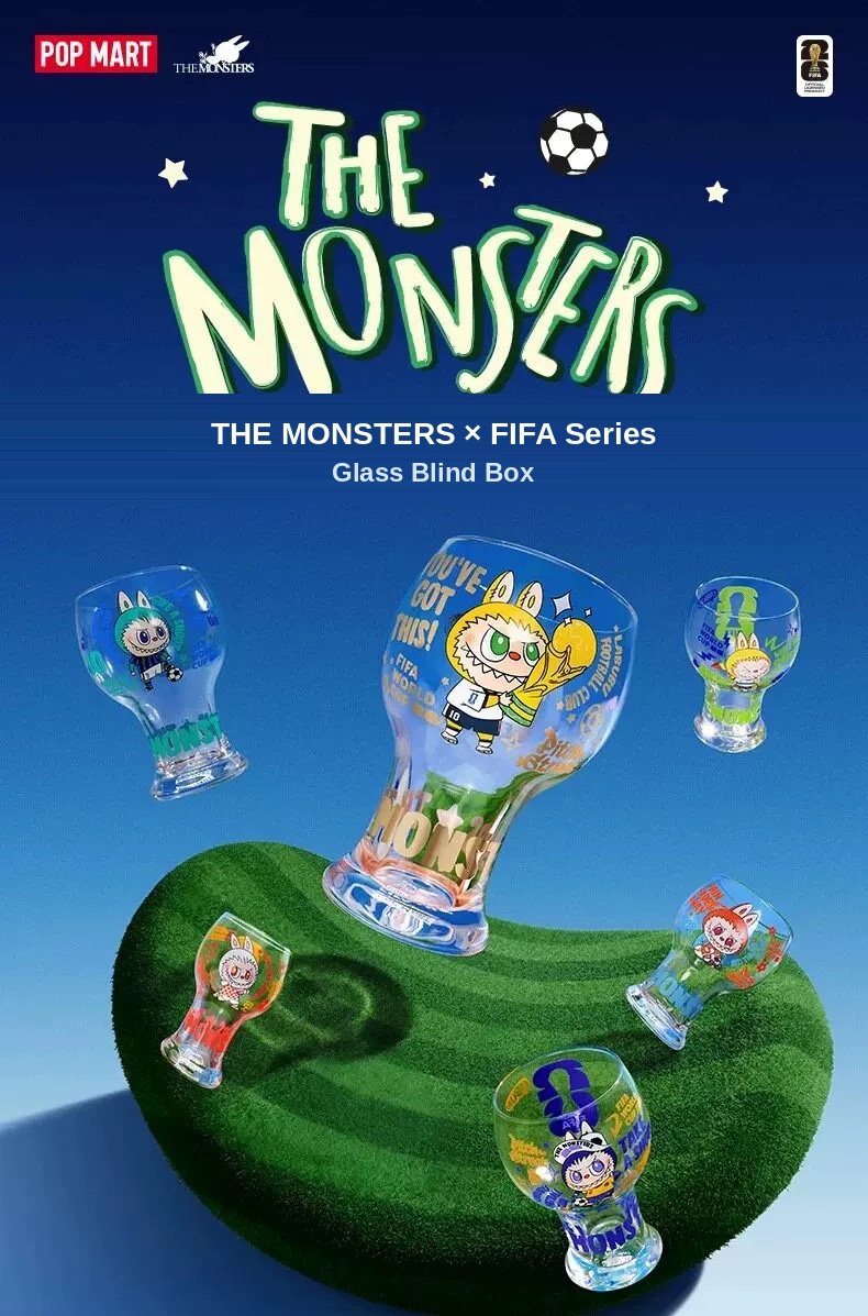 THE MONSTERS × FIFA SERIES-Glass Cup Blind Box | POP MART Official