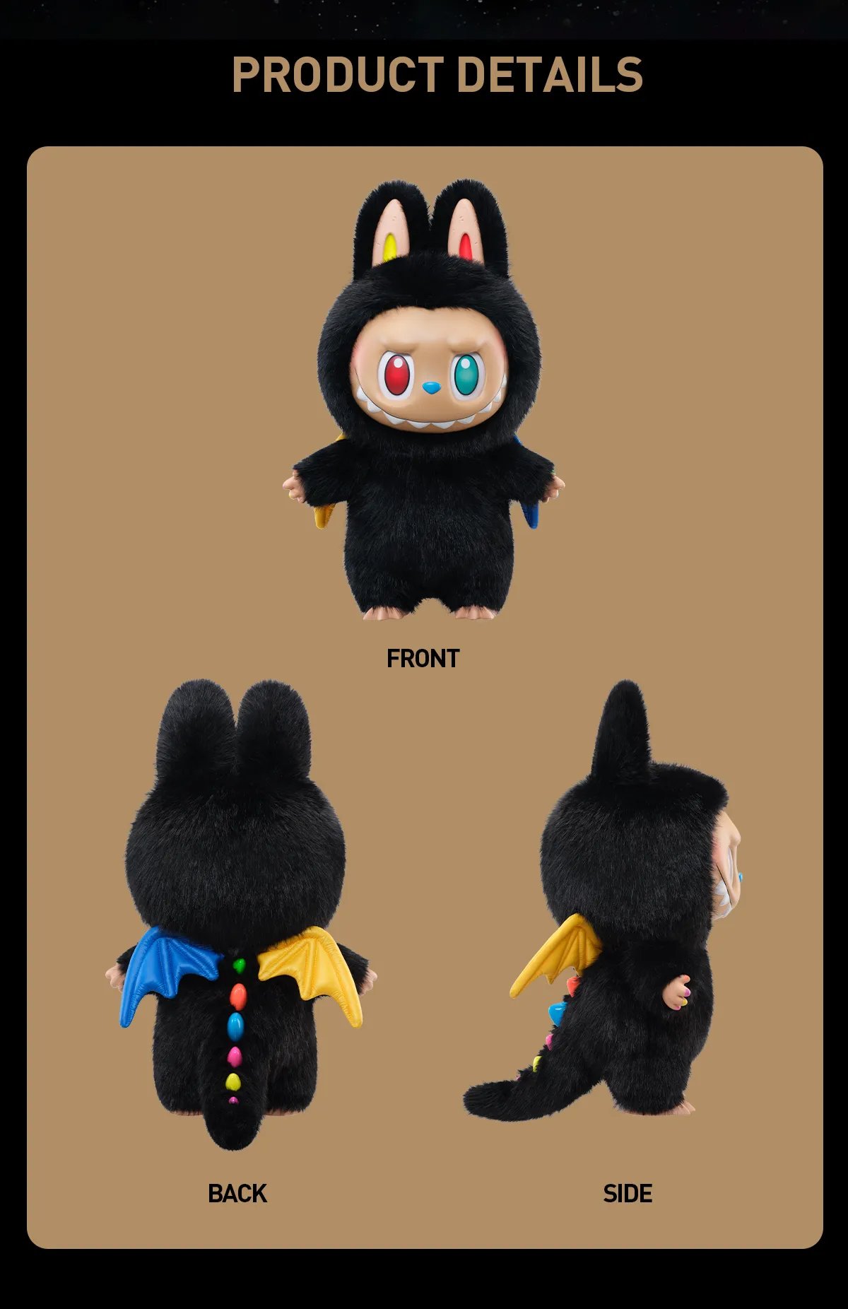 THE MONSTERS 10th Anniversary Series-ZIMOMO Vinyl Plush Doll - POP