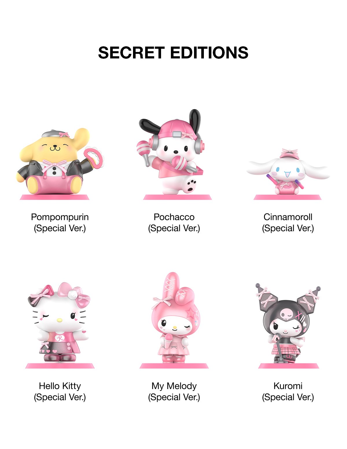 Hello Kitty and Friends Pink Party Series Figures | POP MART Official