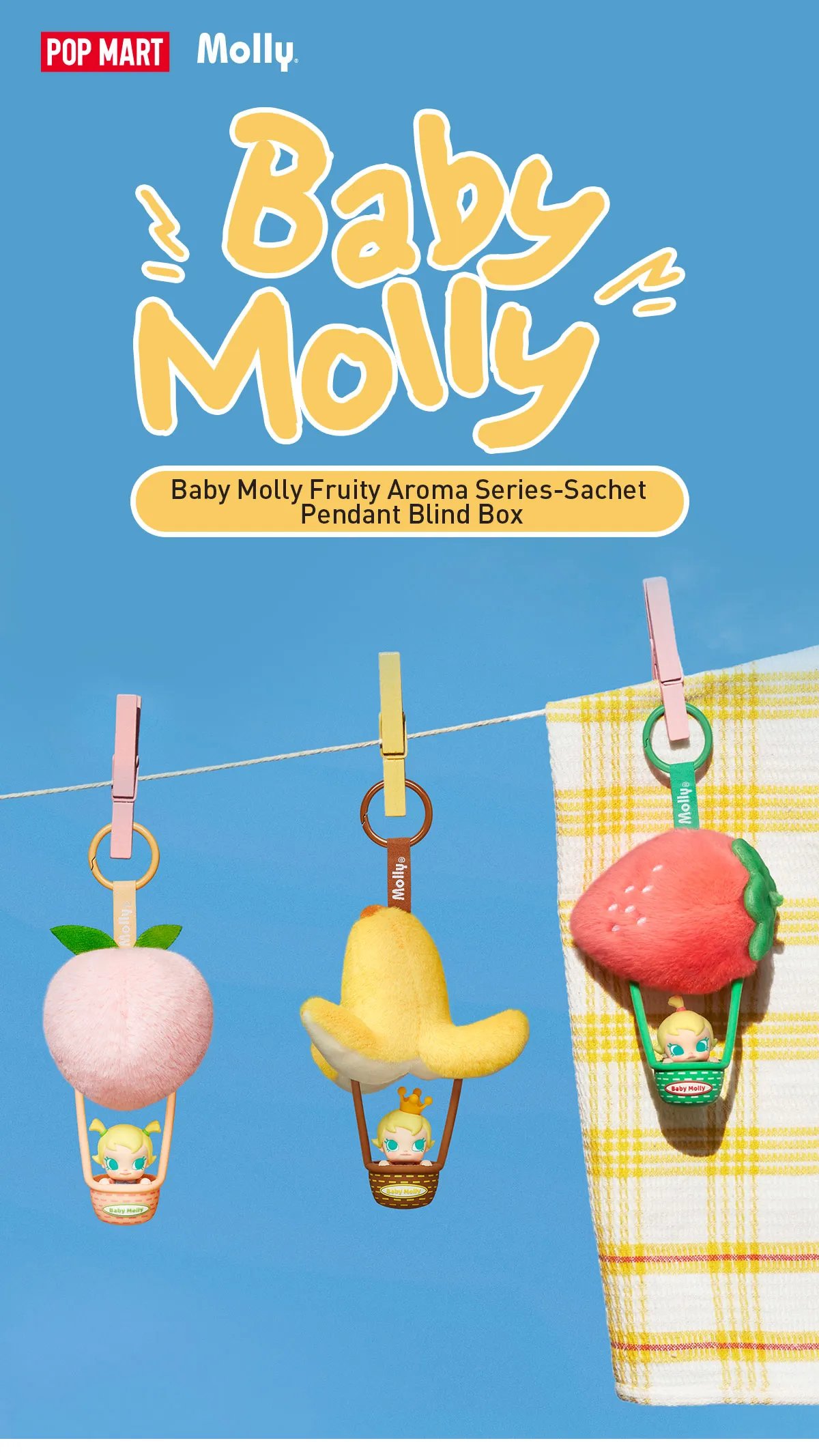 Baby Molly Fruity Aroma Series- Sachet Pendant Blind Box - POP