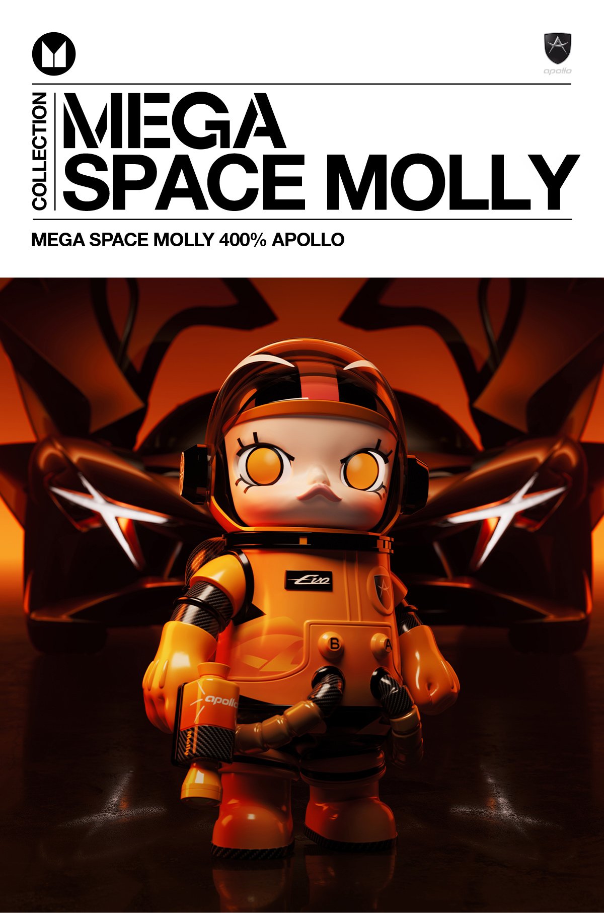 MEGA SPACE MOLLY 400% Apollo | POP MART Official