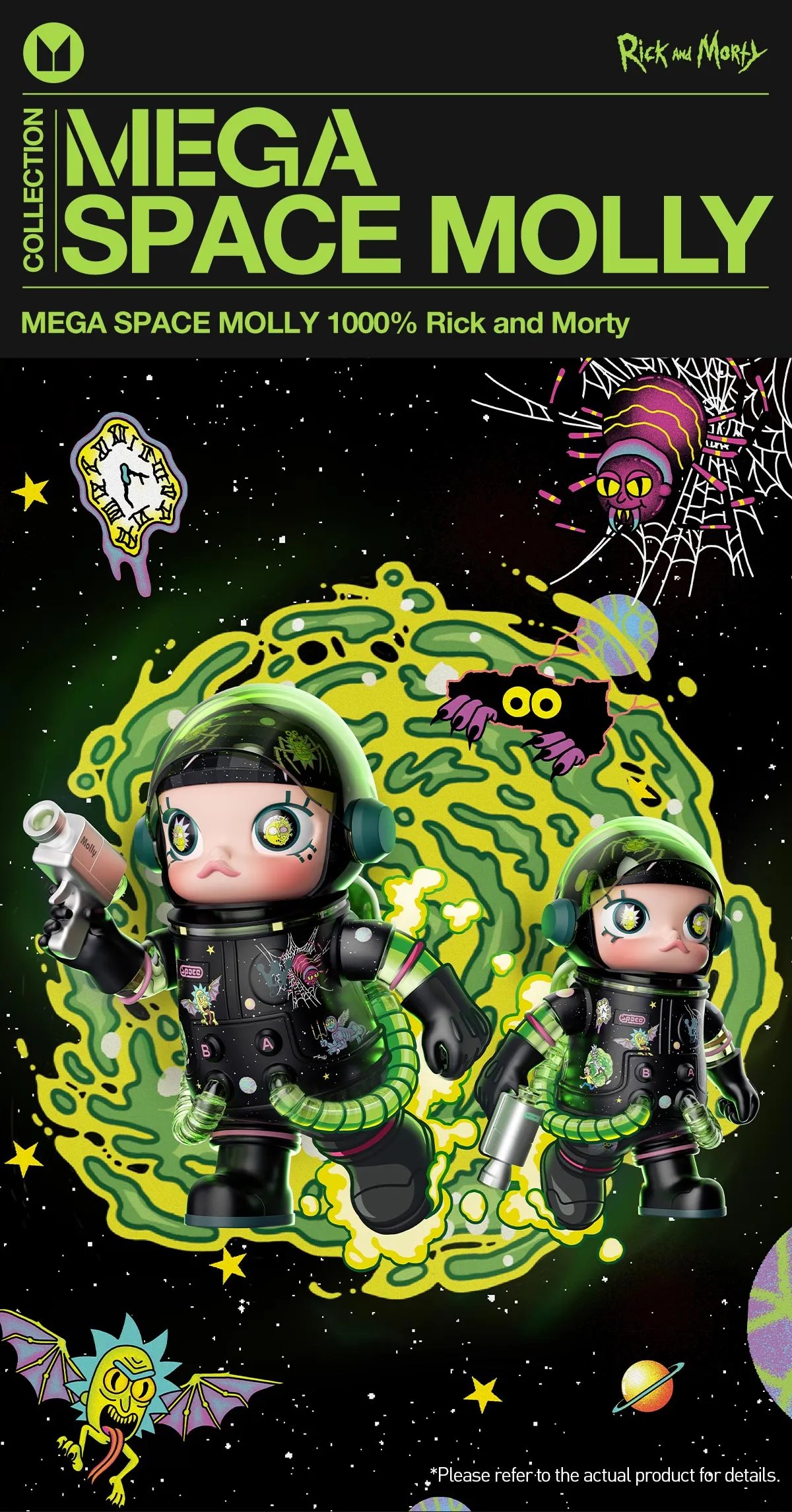 MEGA SPACE MOLLY 1000% Rick and Morty | POP MART Official