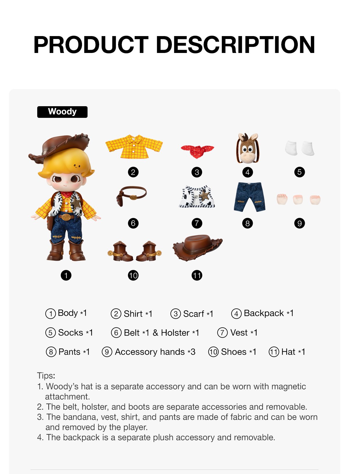 DIMOO Toy Story Series 1/8 Action Figure - POP MART Official