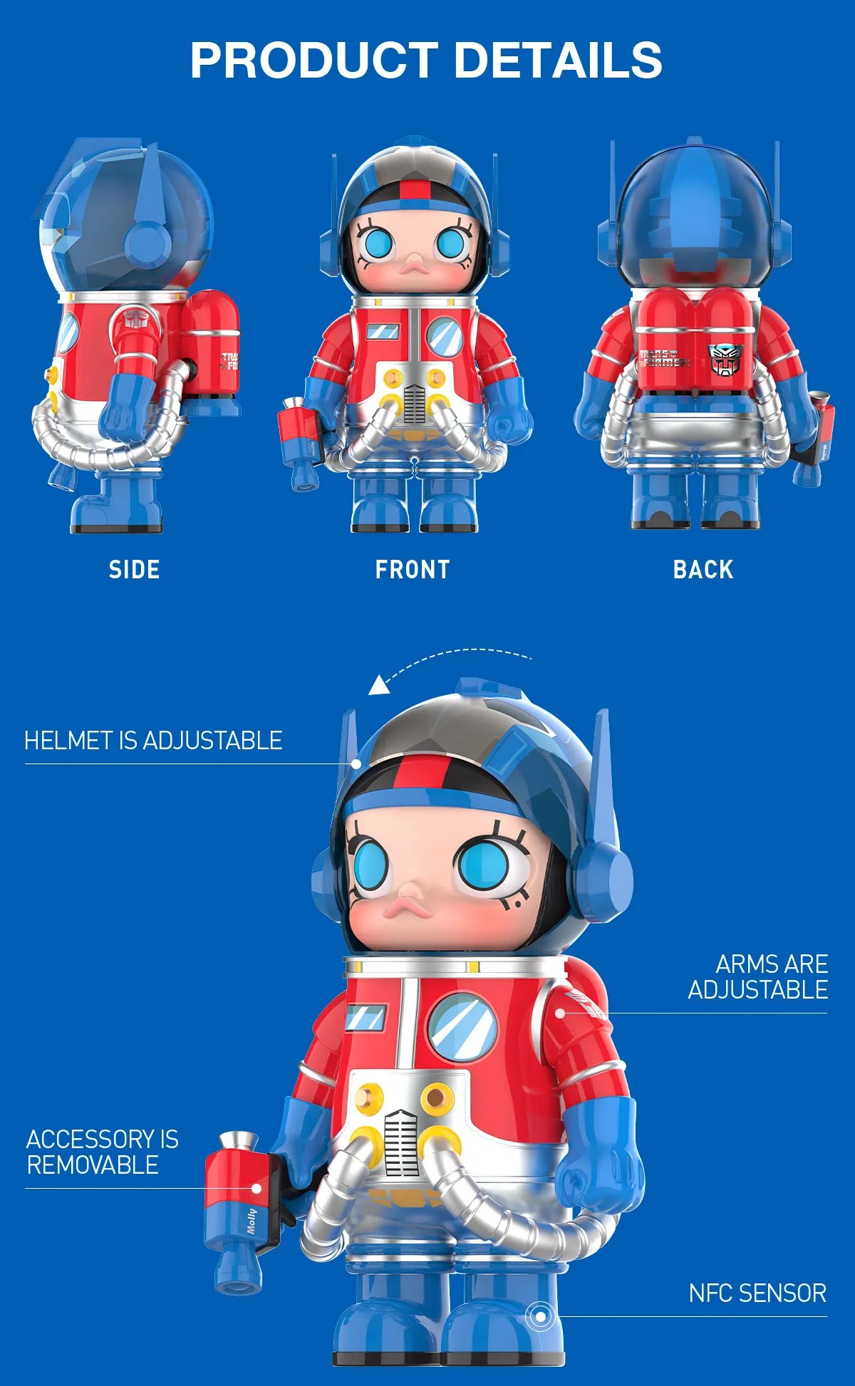 MEGA SPACE MOLLY 1000% OPTIMUS PRIME | POP MART Official