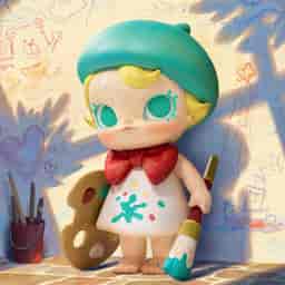 Baby Molly Future Painter Figurine - POP MART Official