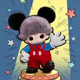 DIMOO WORLD × DISNEY Series-Mickey Vinyl Plush Bag - POP MART Official