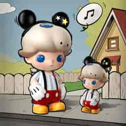 MEGA JUST DIMOO 400% Mickey Mouse | POP MART Official