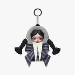 SKULLPANDA × Wednesday Plush（Nevermore Academy Uniform Version