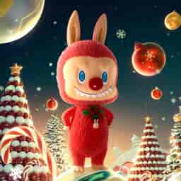 MEGA LABUBU TEC 1000% Winter Holiday | POP MART Official
