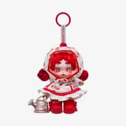 SKULLPANDA Amid Flowers Plush Doll Pendant | POP MART Official