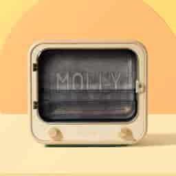 MOLLY Anniversary Statues Classical Retro Series-TV Set Luminous
