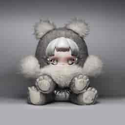 θ SKULLPANDA Punk Panda Plush Doll - POP MART Official