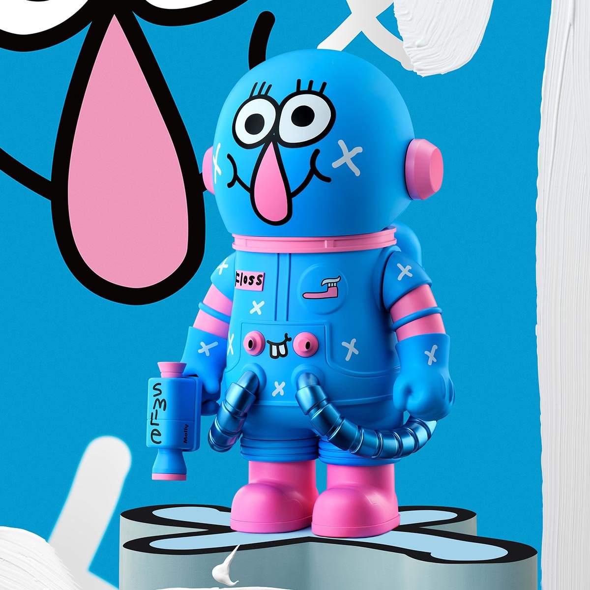 MEGA SPACE MOLLY 400% JON BURGERMAN SPACE CADETS Series - POP MART 