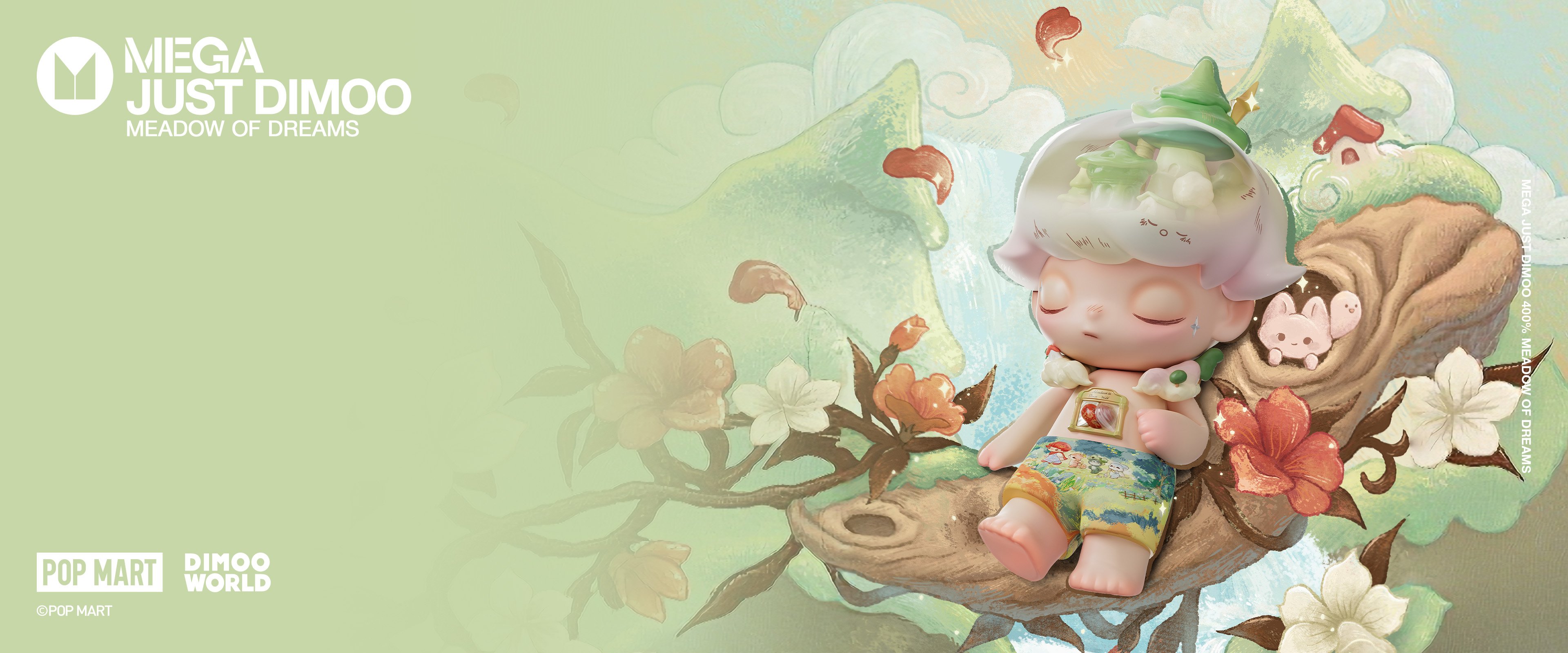 MEGA JUST DIMOO 700% MEADOW OF DREAMS