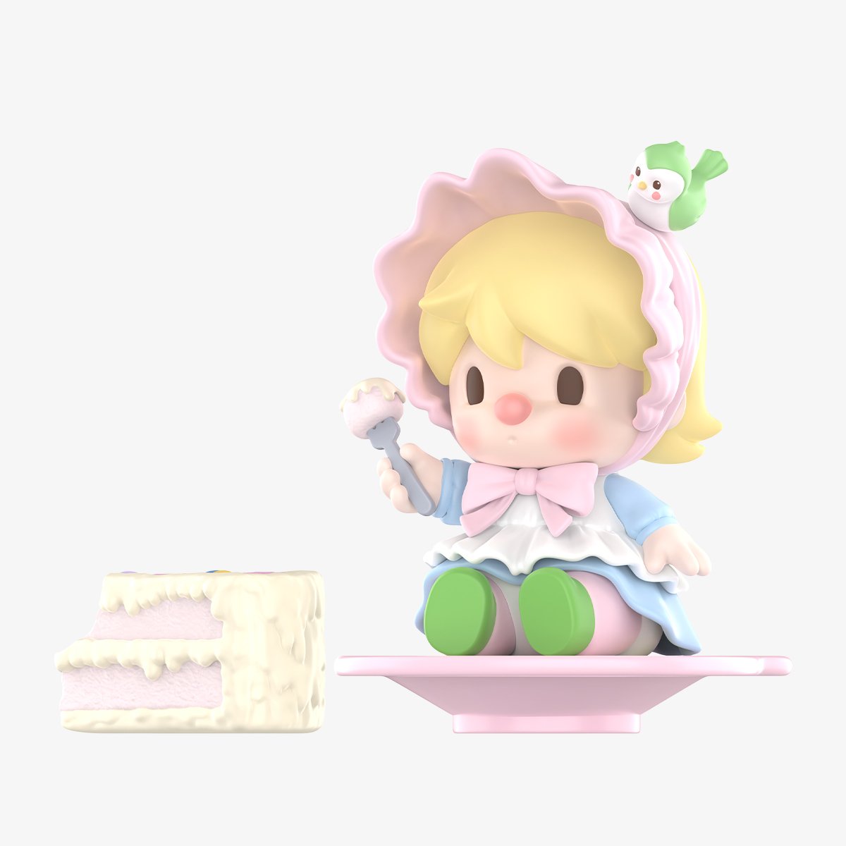 Sweet Bean Travelling During Flower Season Figure