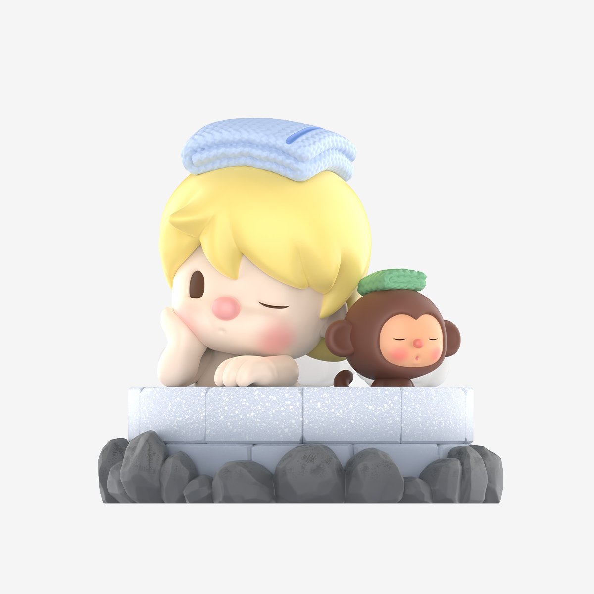 Sweet Bean Hot Spring Travel Figure