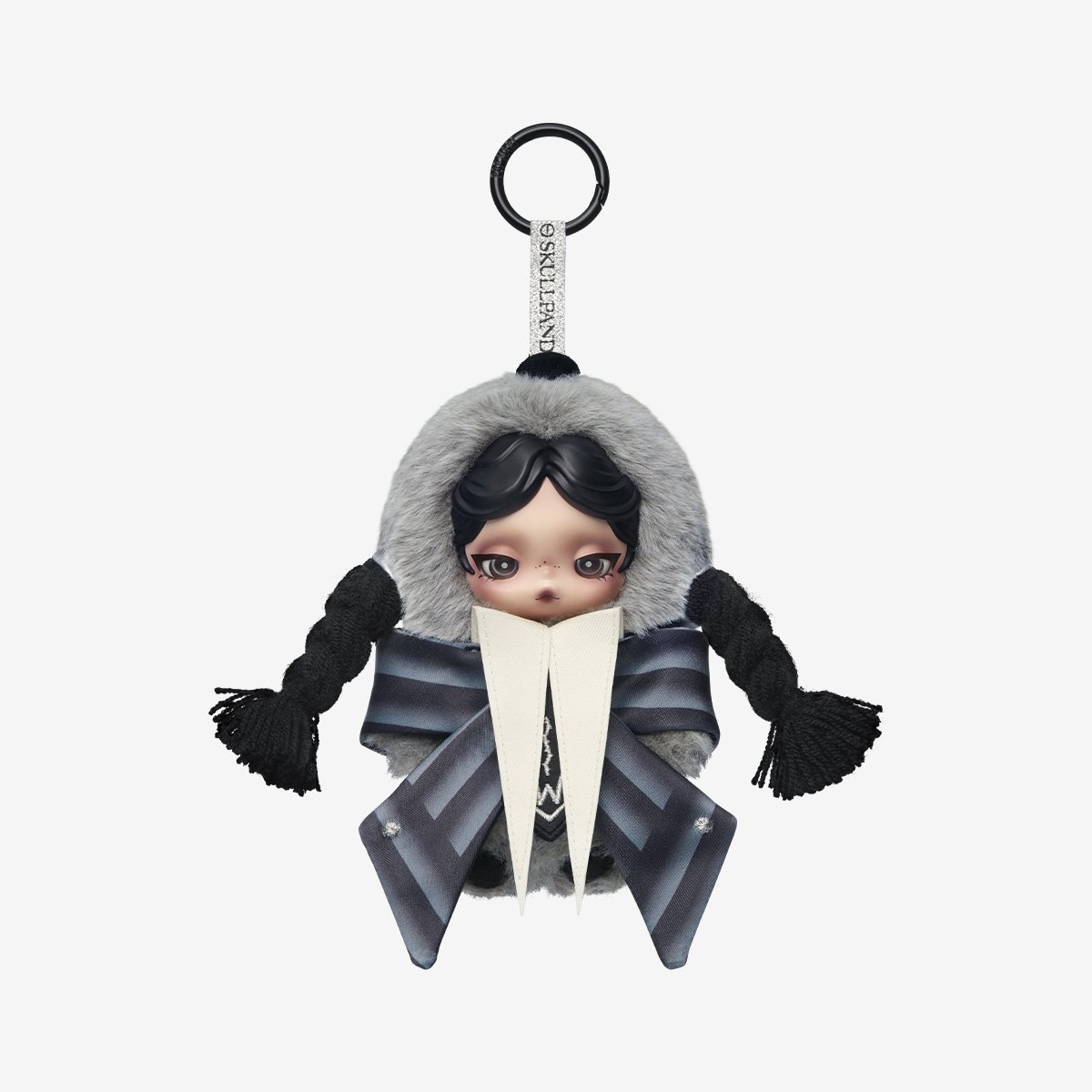 SKULLPANDA × Wednesday Plush（Nevermore Academy Uniform Version）