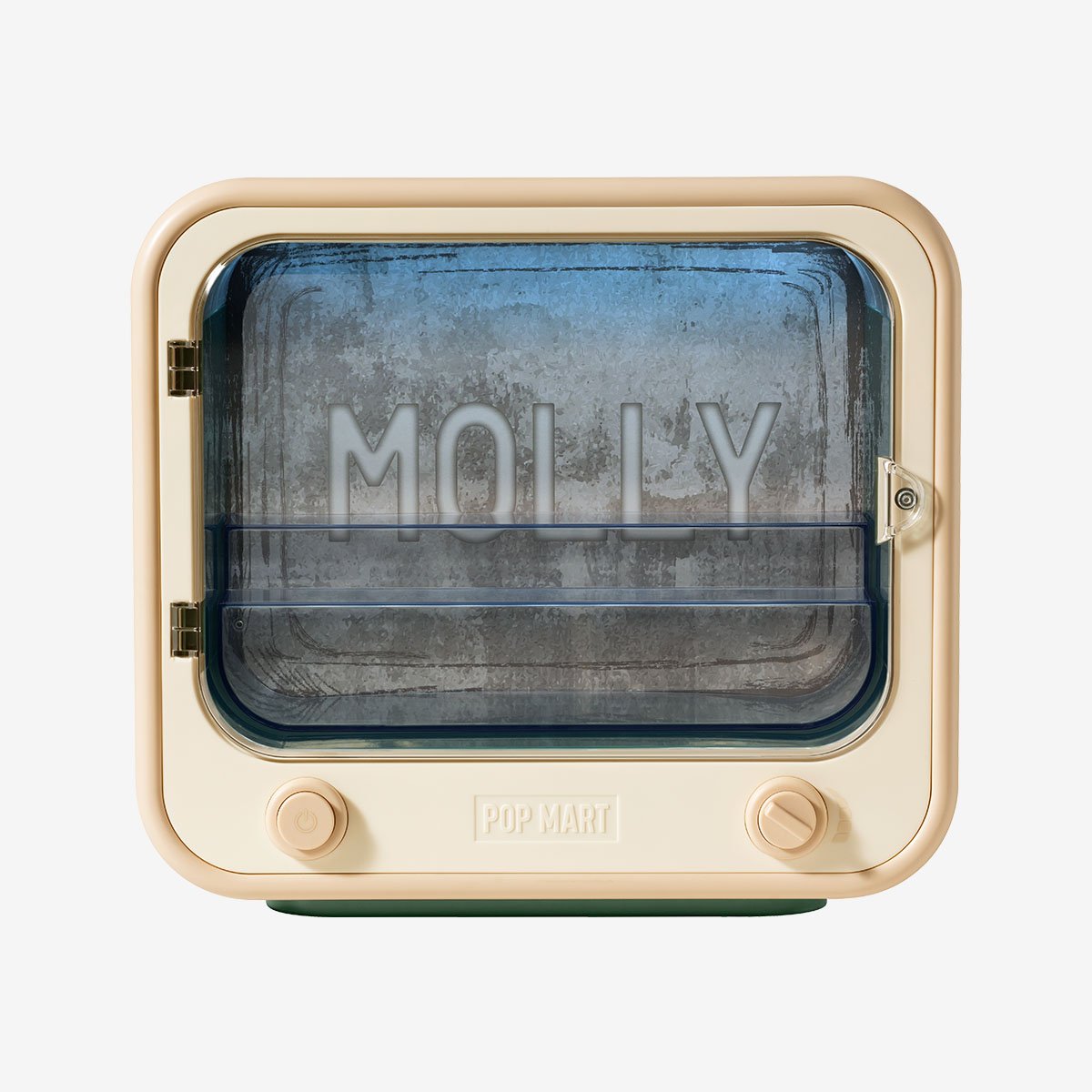 MOLLY Anniversary Statues Classical Retro Series-TV Set Luminous Display Contai