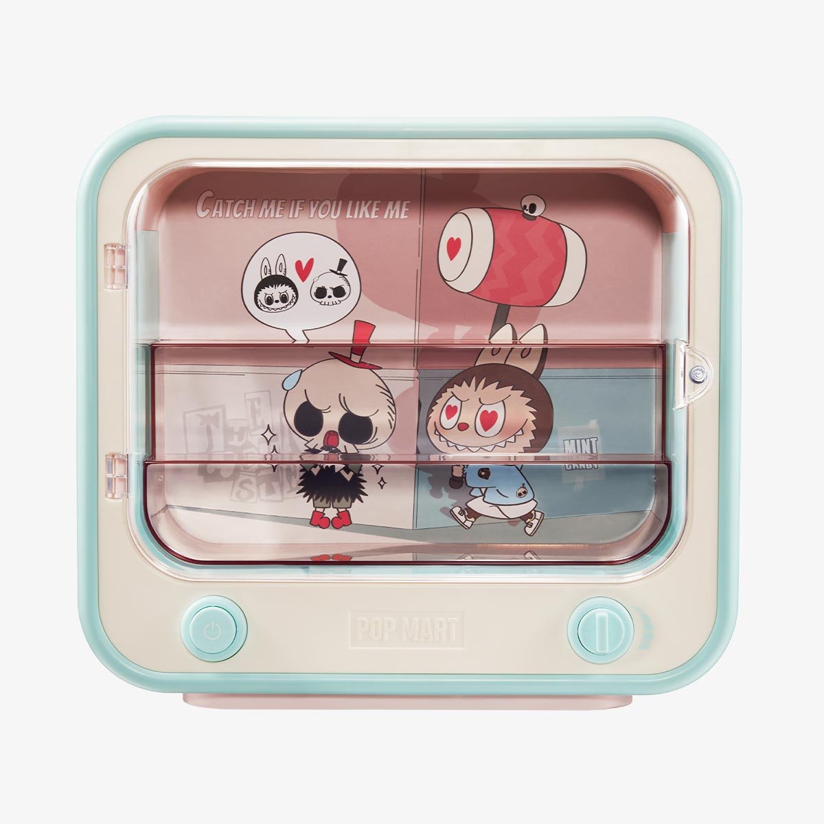 THE MONSTERS Catch Me If You Like Me Series-TV Set Luminous Display Container