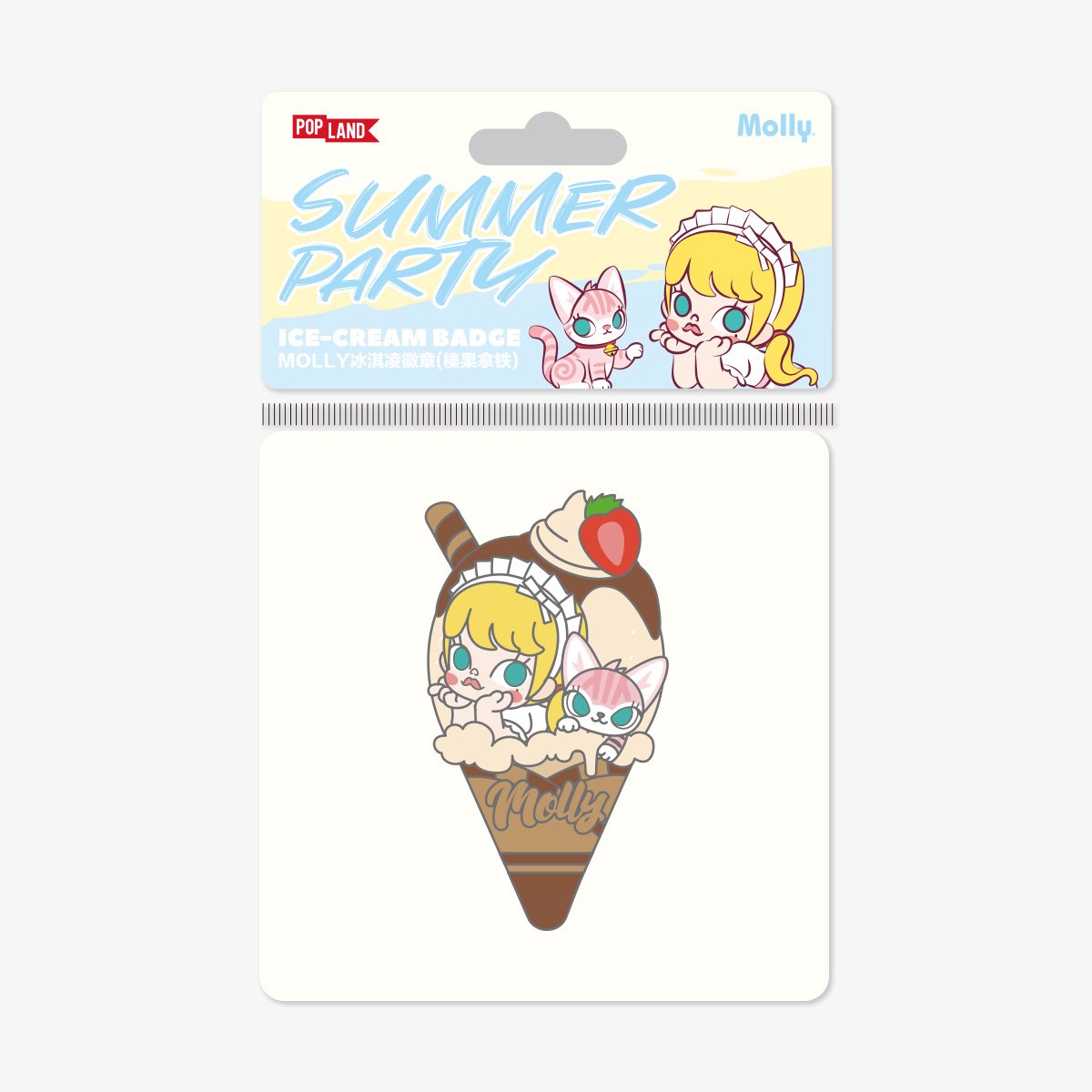 POP Summer Party Series-MOLLY Ice-Cream Badge