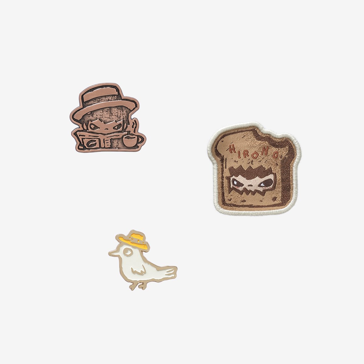 Hirono To Let Go-Badge Set