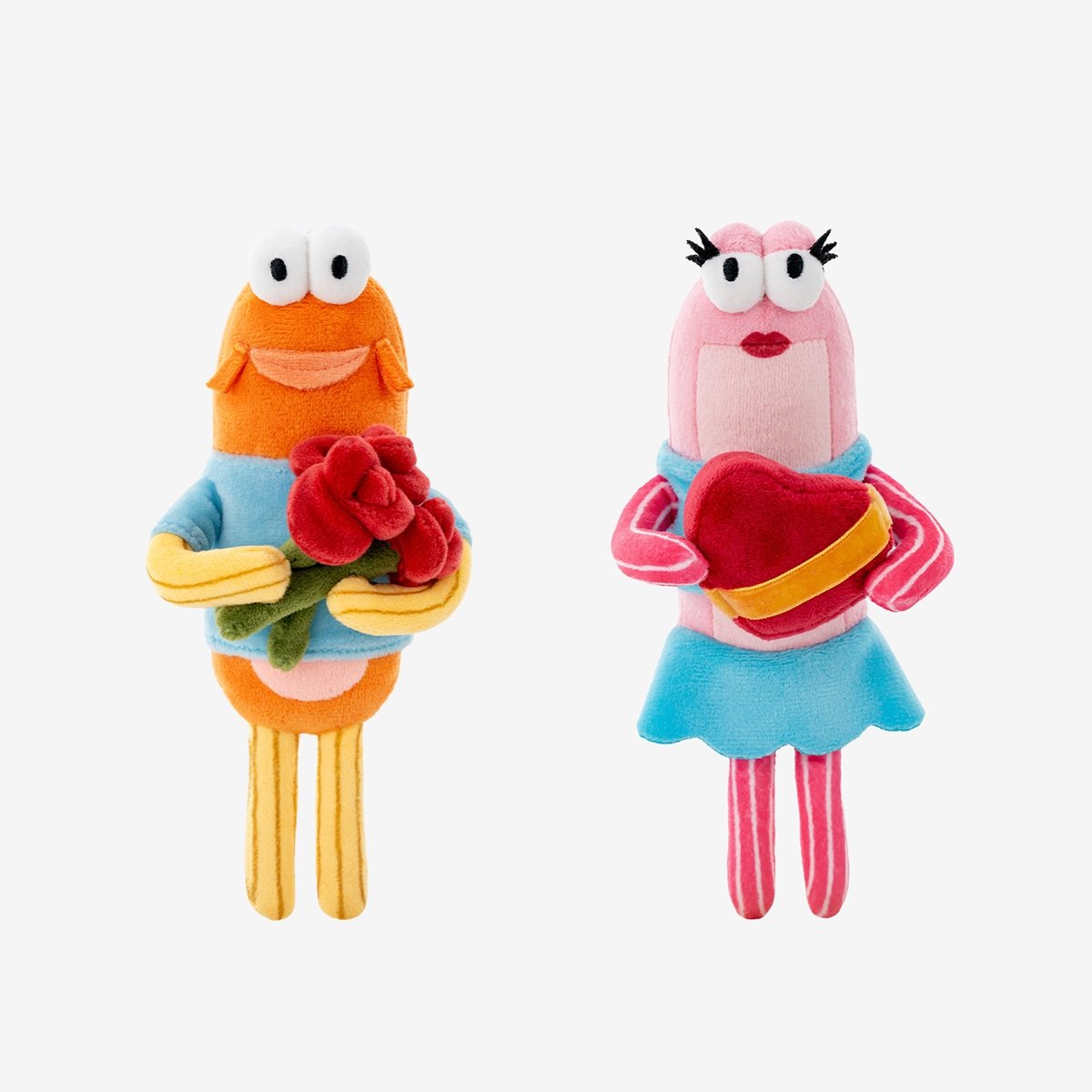 Bikini Bottom Buddies - Romantic Fish Series Plush Pendants