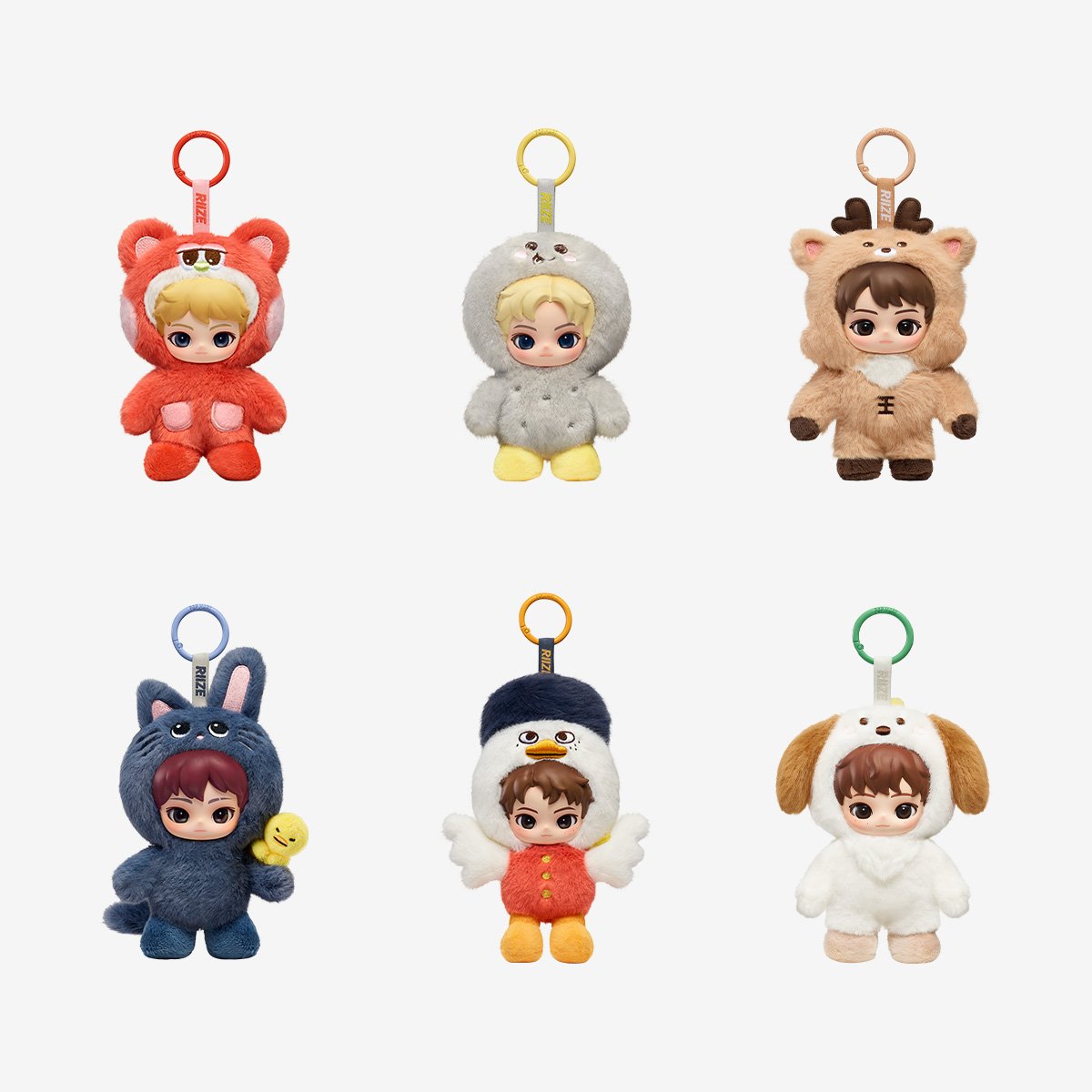 RIIZE Fluffy Club Series Vinyl Plush Doll Pendant Blind Box
