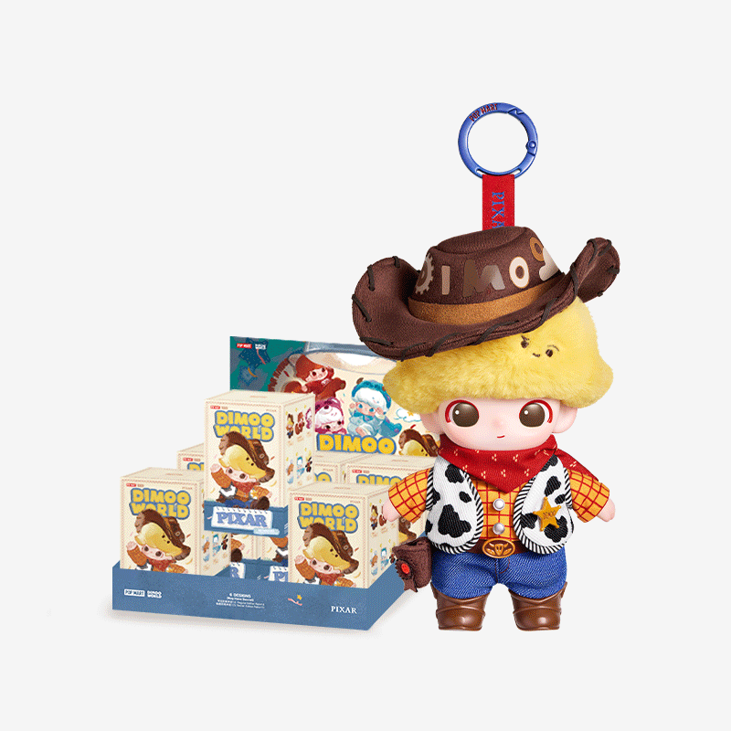 DIMOO WORLD × PIXAR Series - Vinyl Plush Pendant Blind Box
