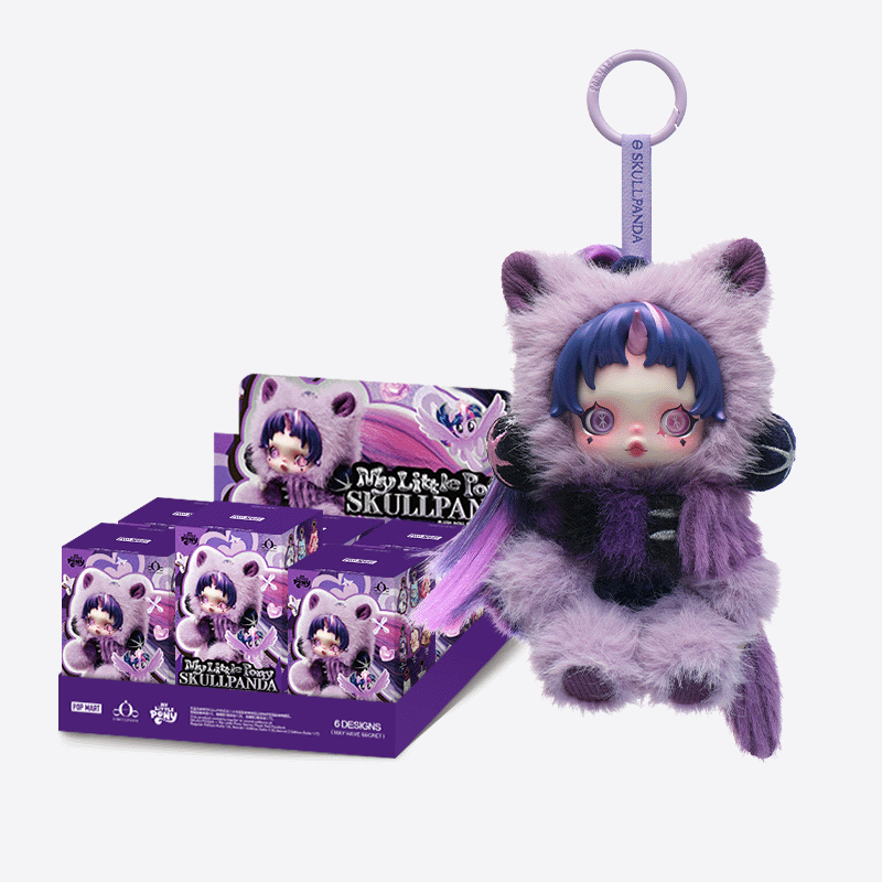 SKULLPANDA × My Little Pony Series Plush Doll Pendant