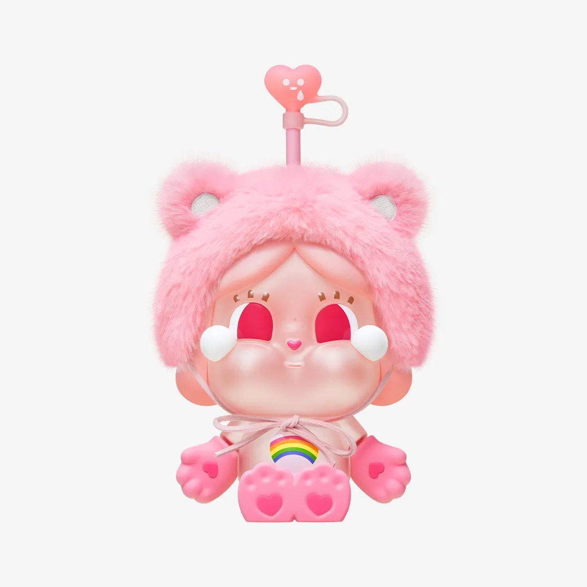 CRYBABY × Care Bears Series-Glass Straw Cup