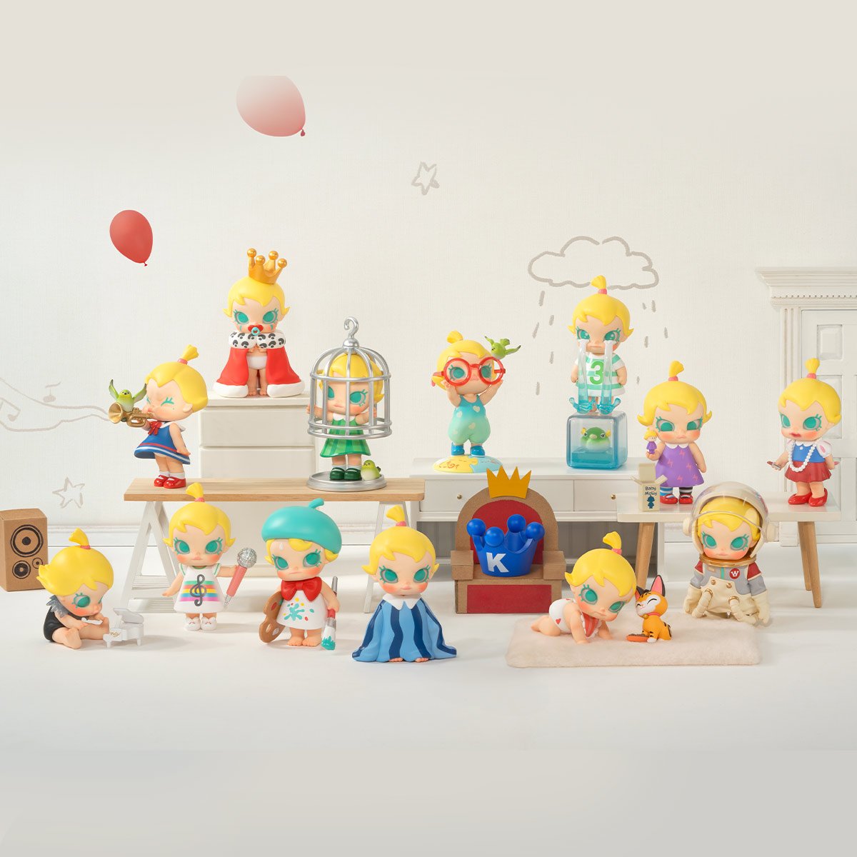 Baby Molly When I was Three！Series Figures - POP MART Official