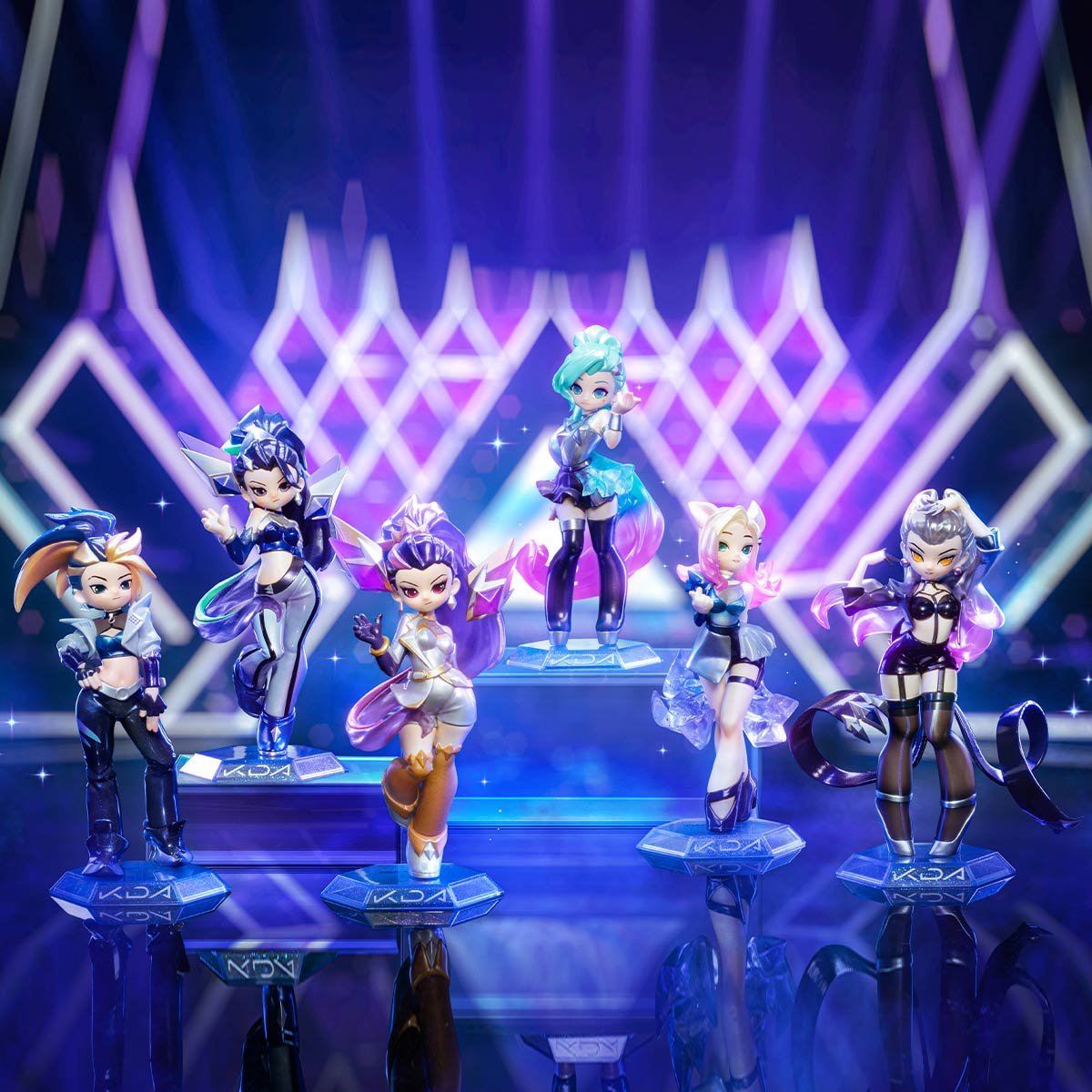 リーグ・オブ・レジェンド　k/da popmart フィギュア League of Legends K/DA ALL OUT Series Figures - POP MART Official