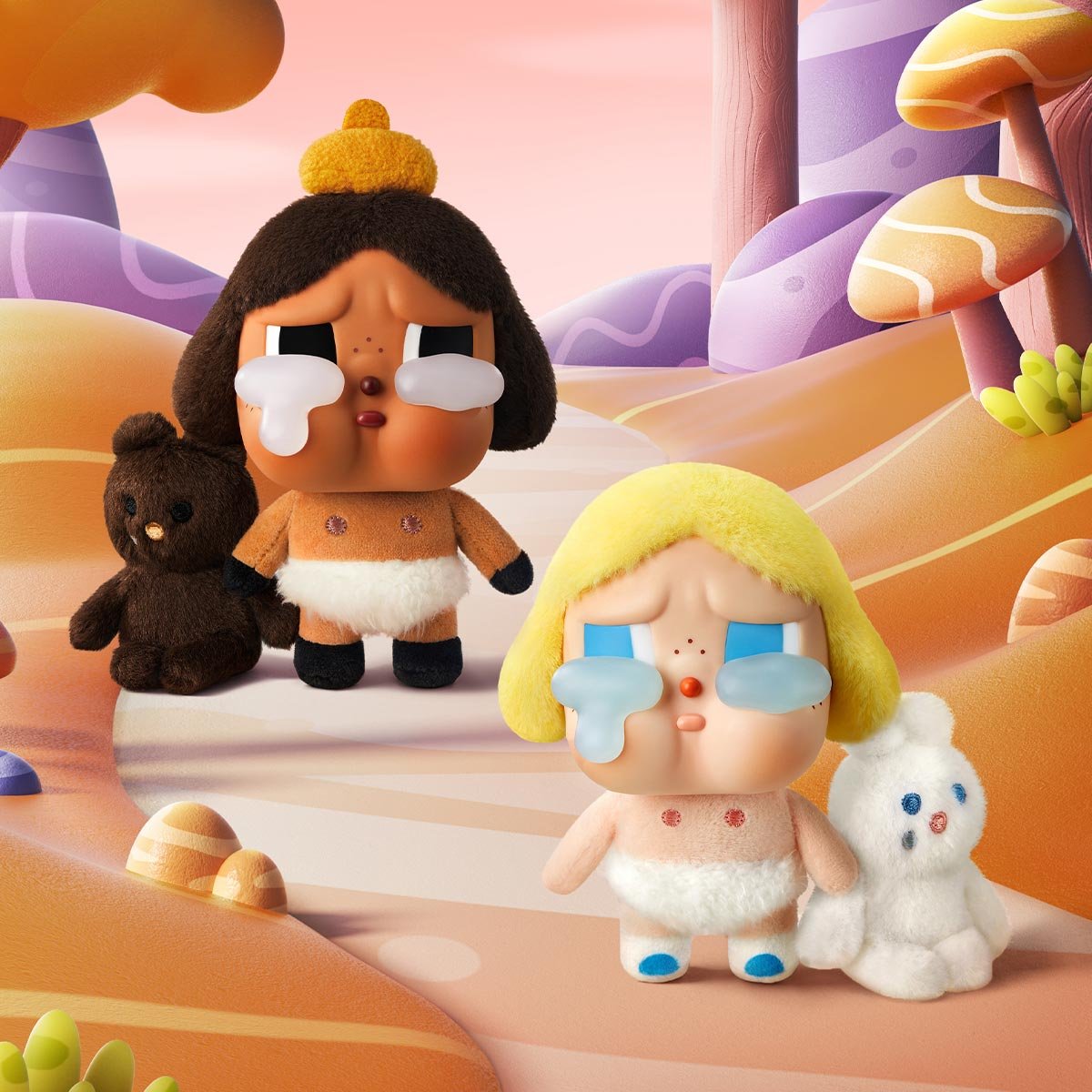 【値下げ中】 POPMART CryBaby Crying Againぬいぐるみ CRYBABY Crying Again Series-Vinyl Face Plush Blind Box - POP MART