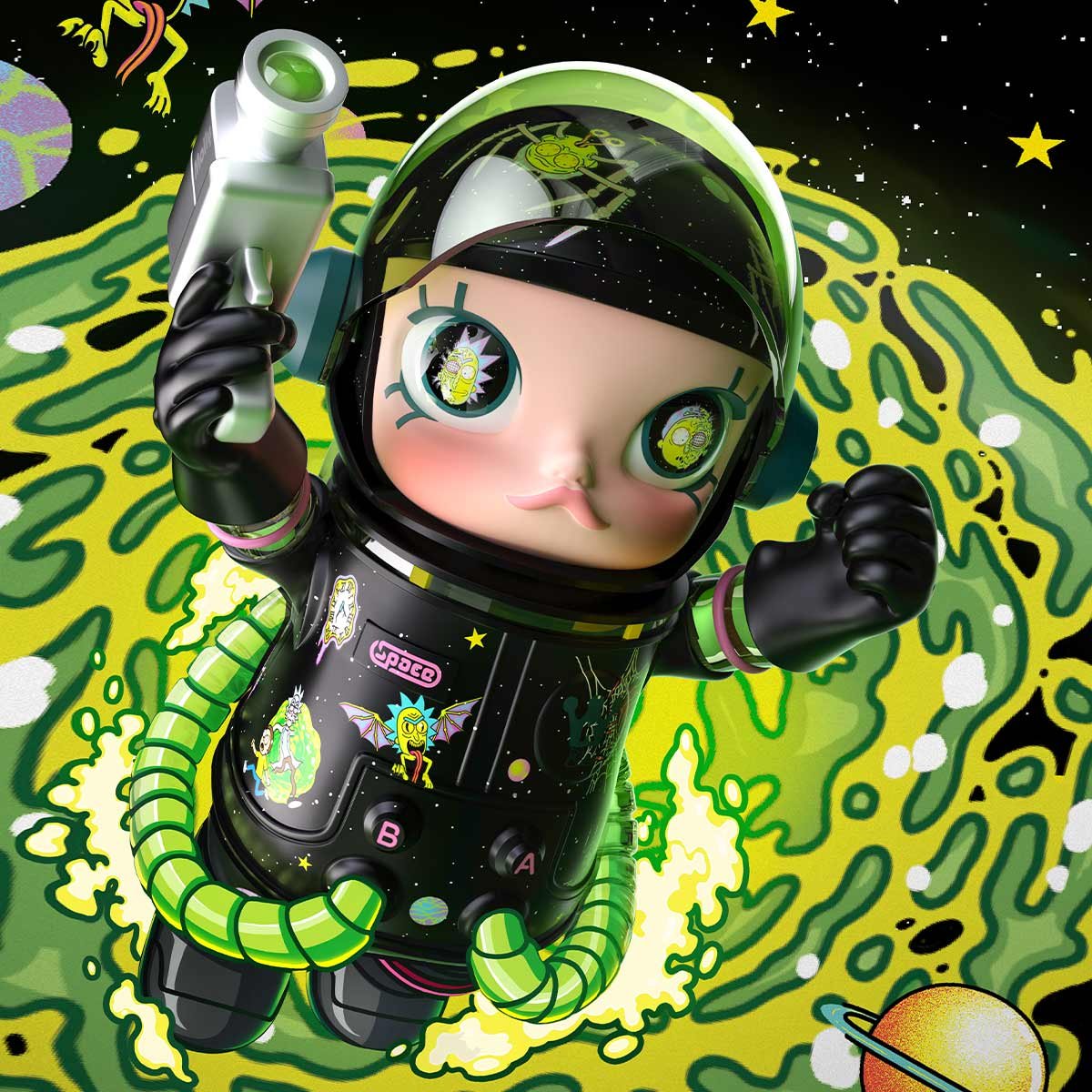 MEGA SPACE MOLLY 400% Rick and Morty - POP MART Official