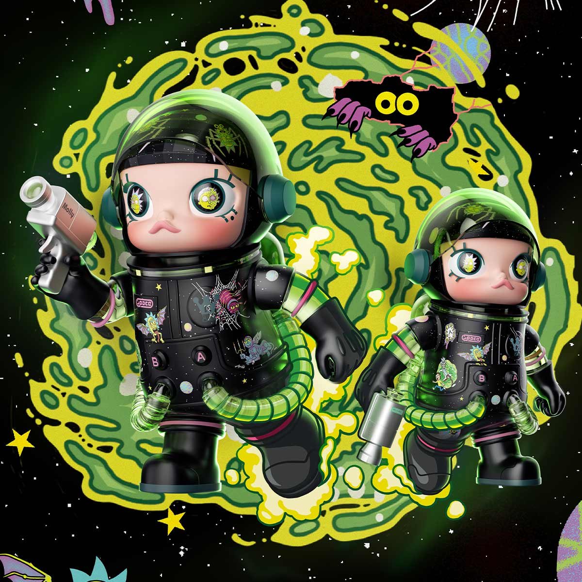 MEGA SPACE MOLLY 400% Rick and Morty - POP MART Official