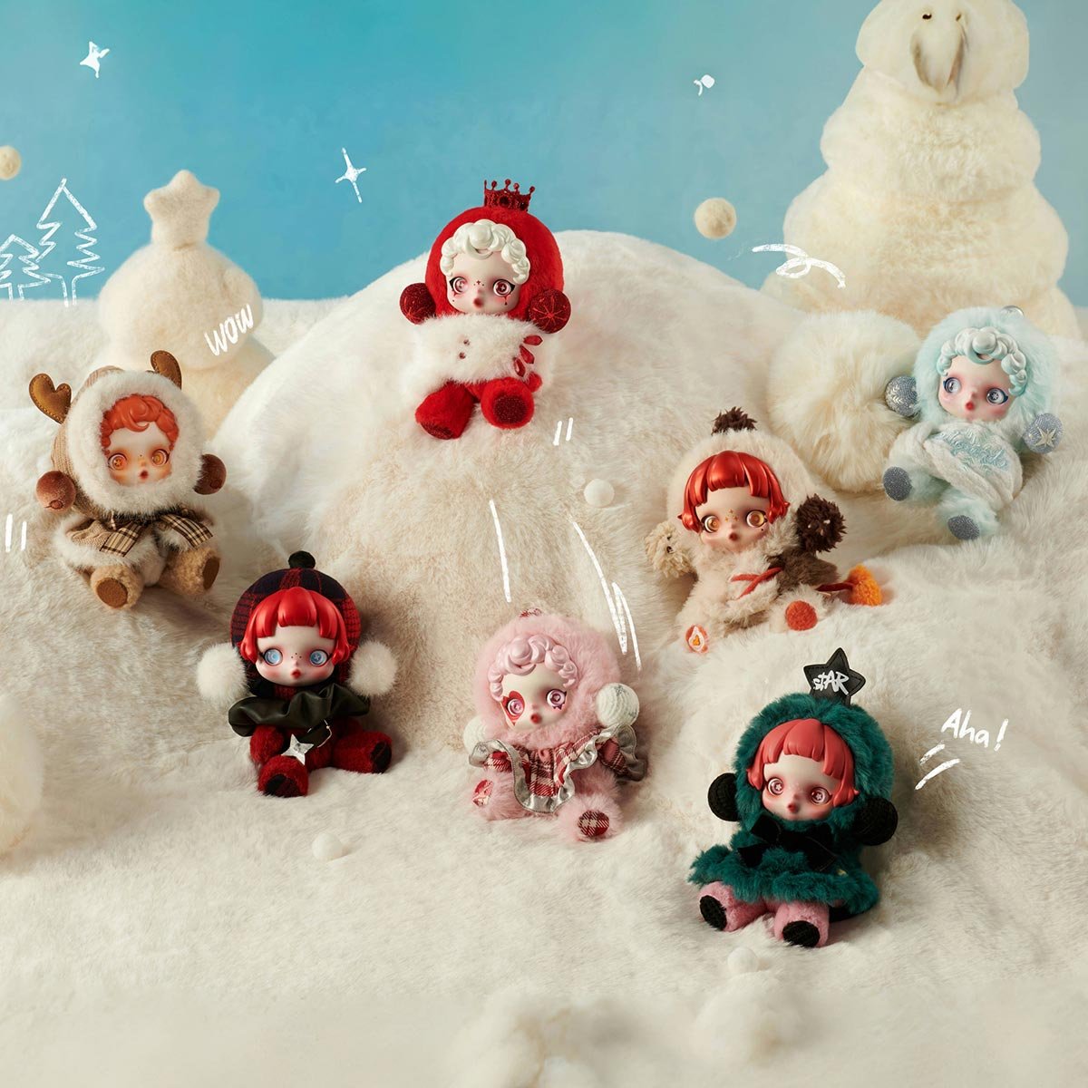 ぬいぐるみ・マスコット POPMART SKULLPANDA winter symphony SKULLPANDA Winter Symphony Series Plush - POP MART Official