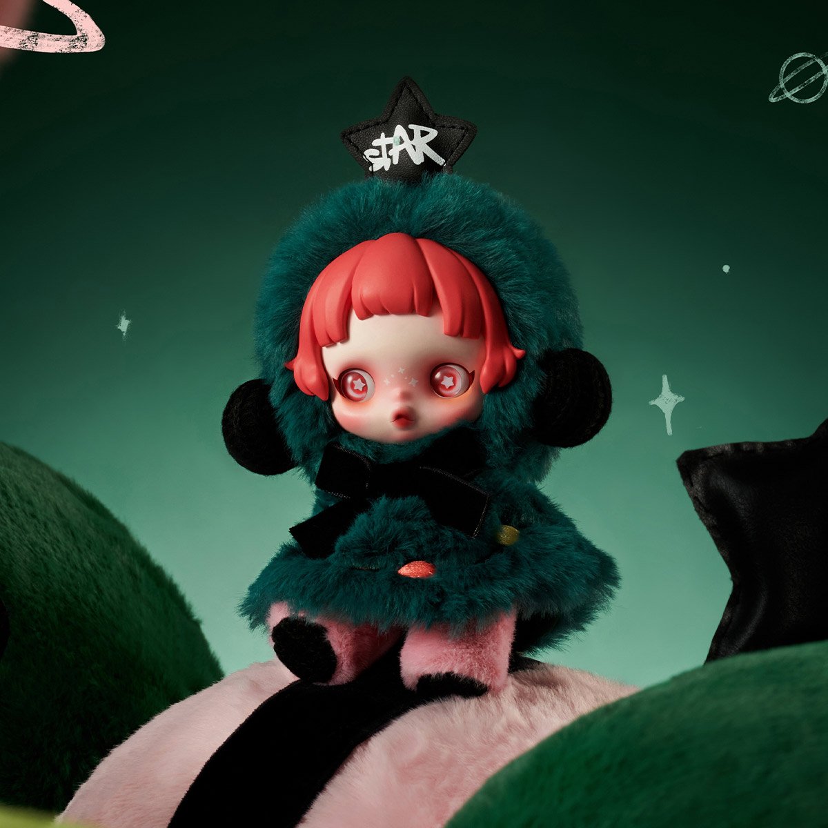 SKULLPANDA Winter Symphony Series Plush - POP MART Official