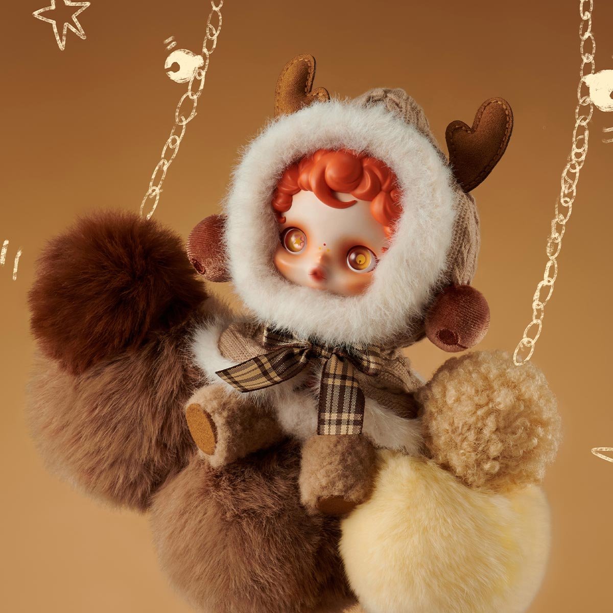 SKULLPANDA Winter Symphony Series Plush - POP MART Official