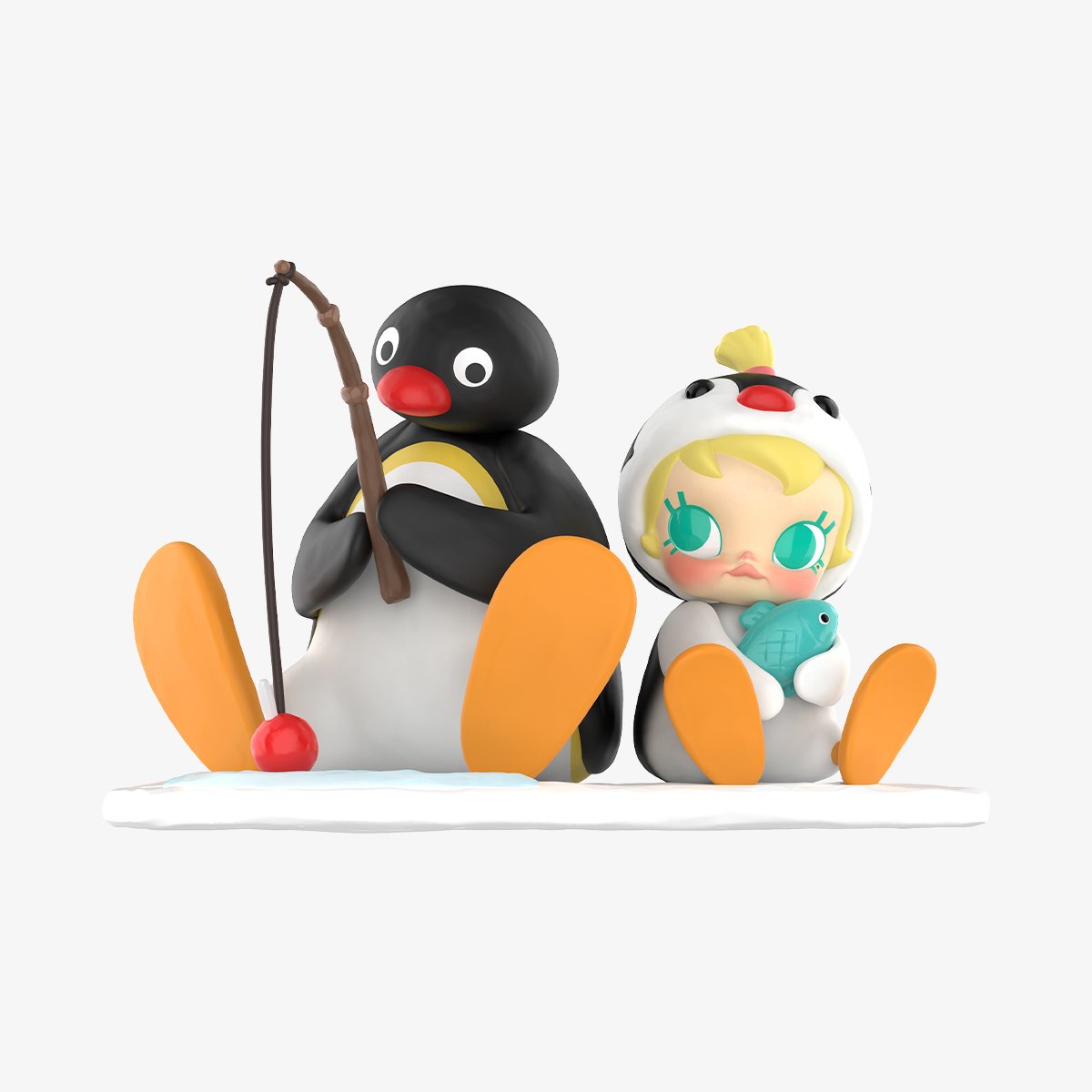 POPMART ピングー3点　Baby Molly Pingu ポップマート Baby Molly × PINGU Fishing Time Figure - POP MART Official