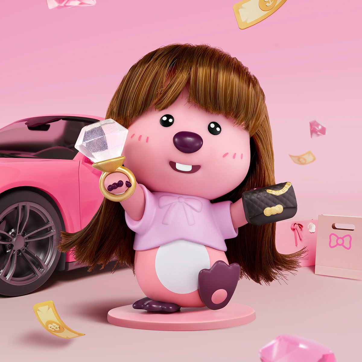 ZANMANG LOOPY's Moments Series Figures - POP MART Official