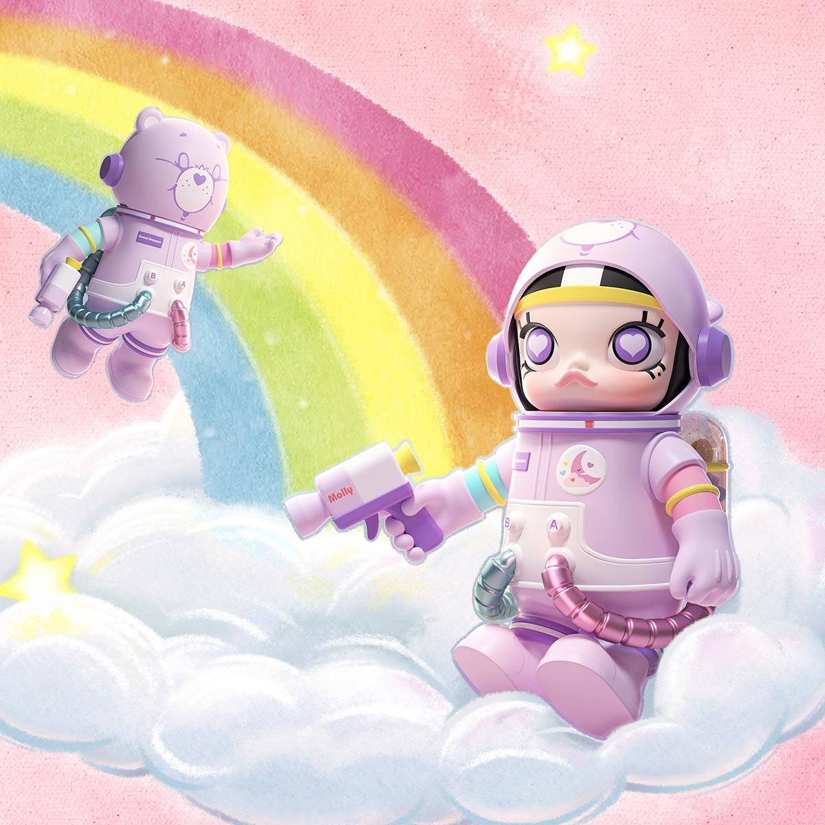 MEGA SPACE MOLLY 1000% Sweet Dream Bears - POP MART Official