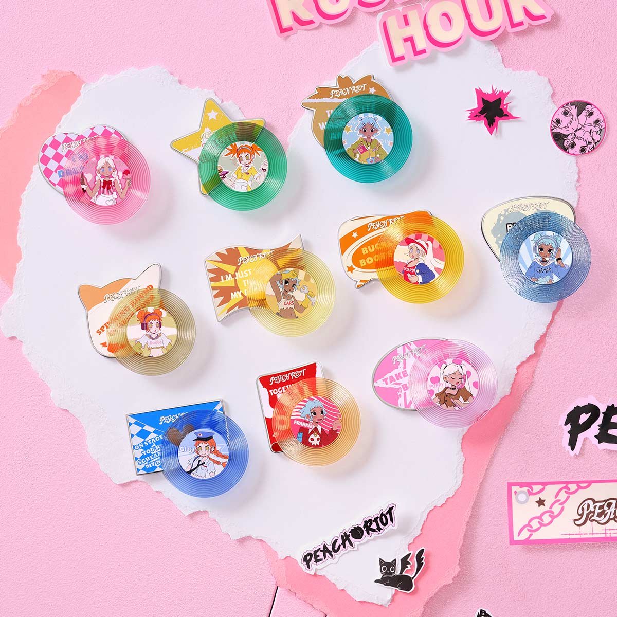 Peach Riot Rush Hour Series-Fridge Magnet Blind Box - POP MART