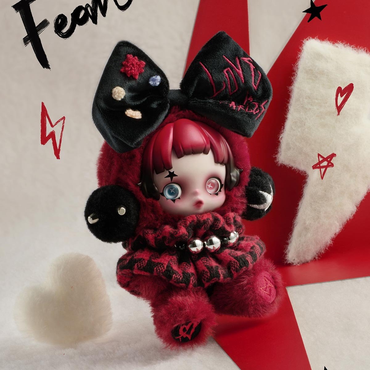 POPMART/SKULLPANDA ヨーロッパ 限定6kHz SKULLPANDA Plush-6kHz - POP MART Official