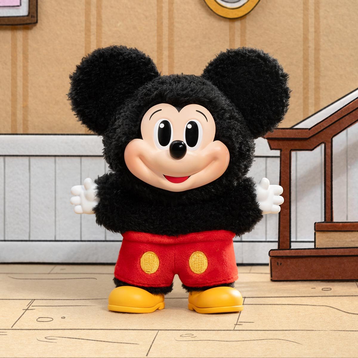 Mickey Family Cute Together Keychain Series Figures | POP MART