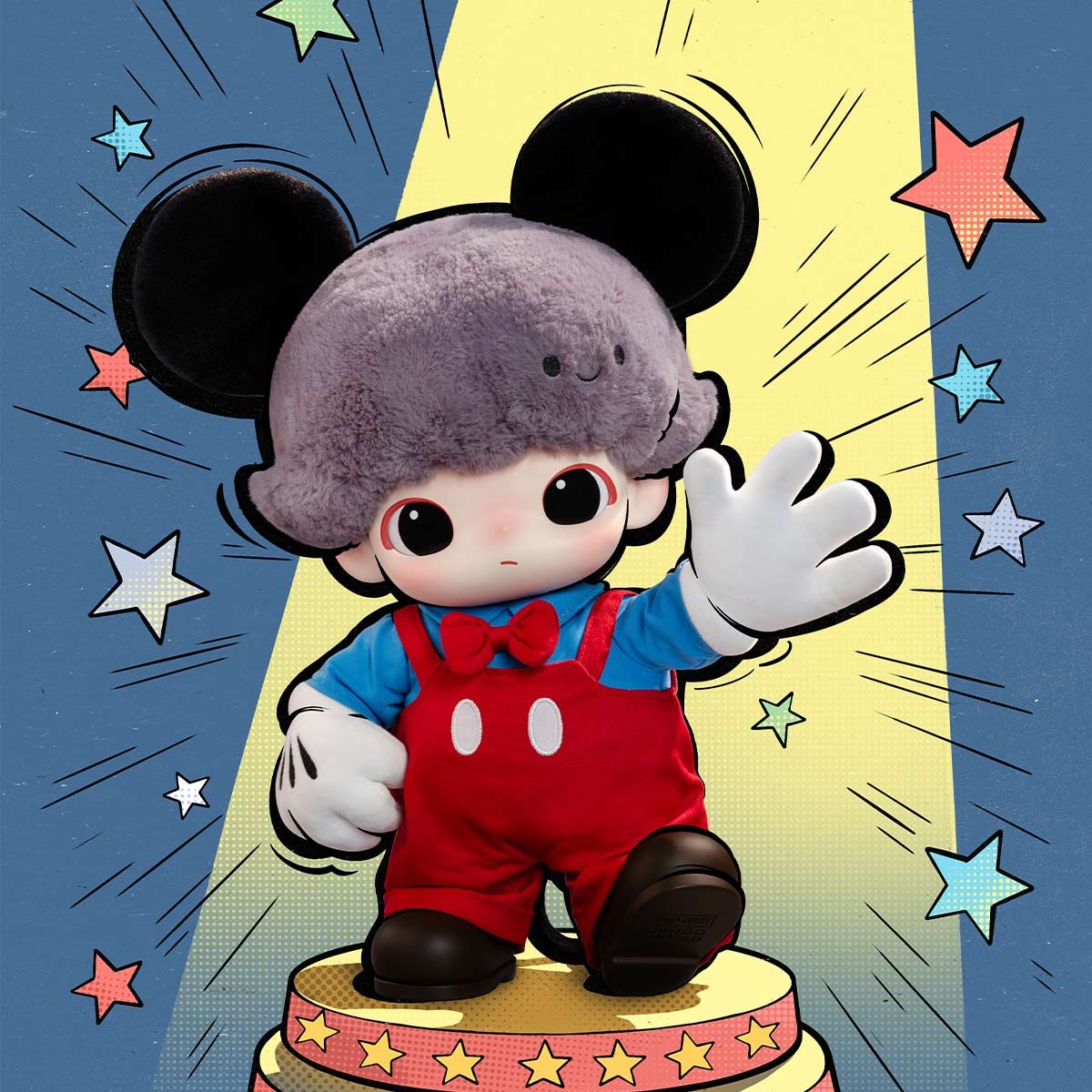 DIMOO WORLD × DISNEY Series-Mickey Vinyl Plush Bag - POP MART Official