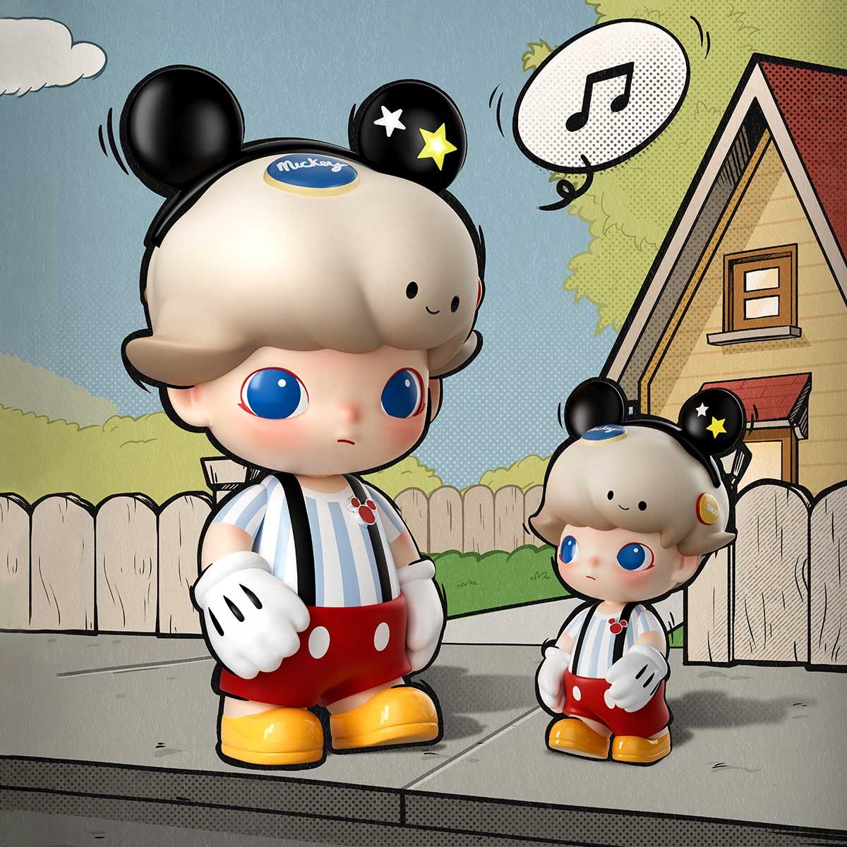MEGA JUST DIMOO 400% Mickey Mouse | POP MART Official