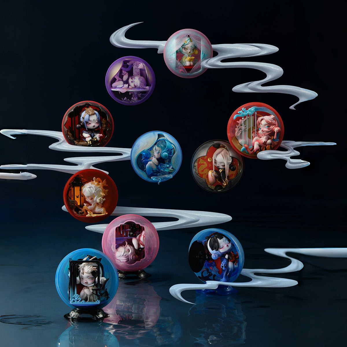 SKULLPANDA The Mirage Series Figures - POP MART Official
