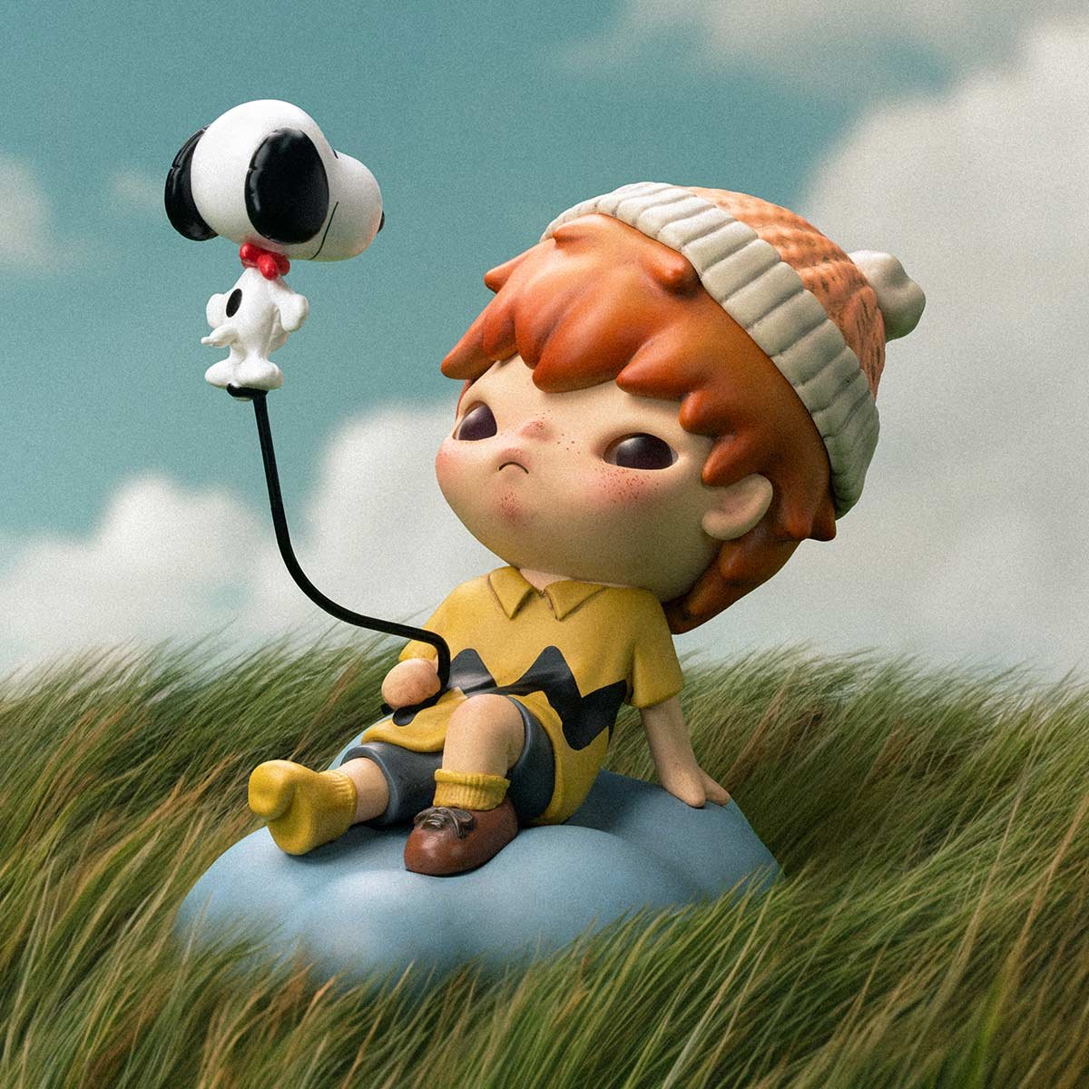 Hirono × Snoopy Figure | POP MART Official