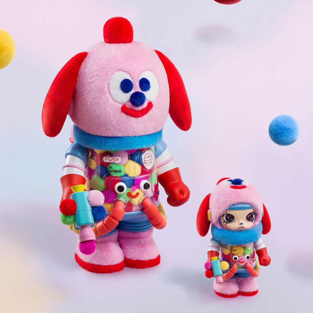MEGA SPACE MOLLY 400% Jon Burgerman